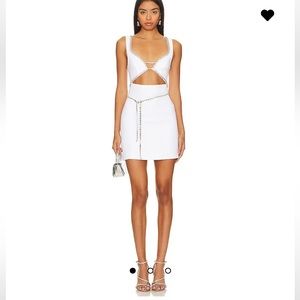 Revolve White Matteson Mini Dress